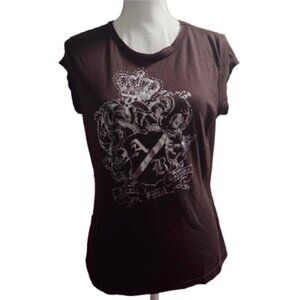 APPLE BOTTOMS Y2K Brown T-shirt W/ Print